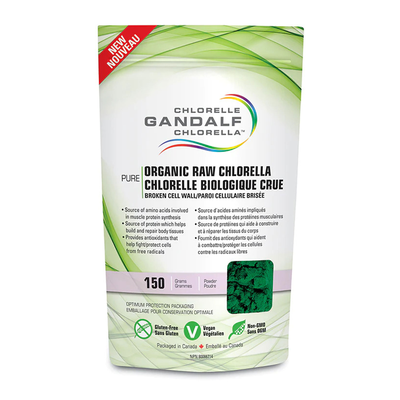 Gandalf Organic Chlorella Powder (150 Grams) by Gandalf