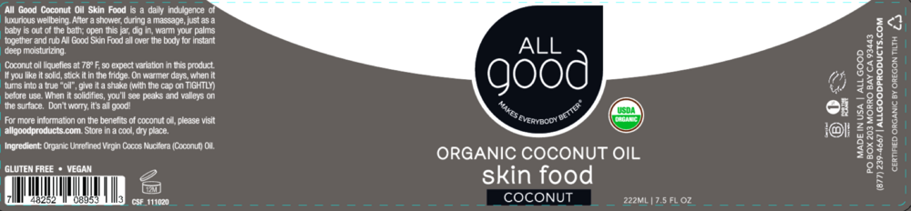Product image for Coconut Skin Food Oil.