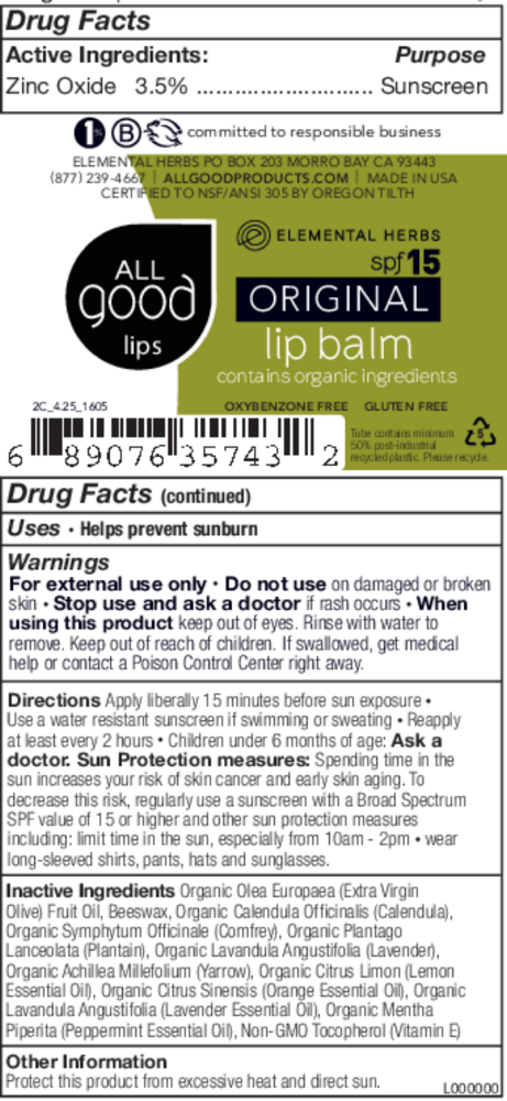 Product image for Spf 15 Lip Balm Original.