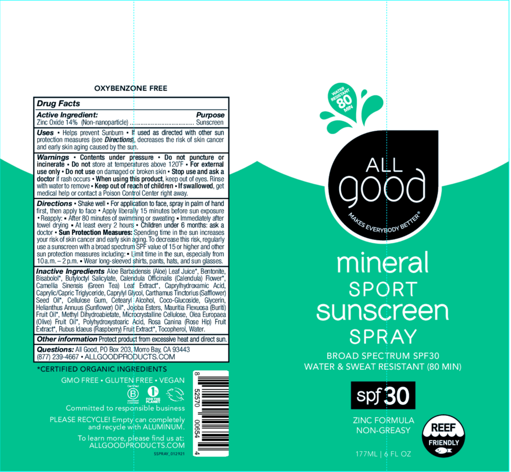 Product image for SPF30 Sport Sunscreen Spray.