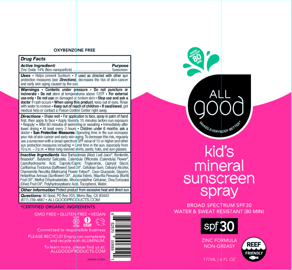 Product image for SPF30 Kid's Sunscreen Spray.