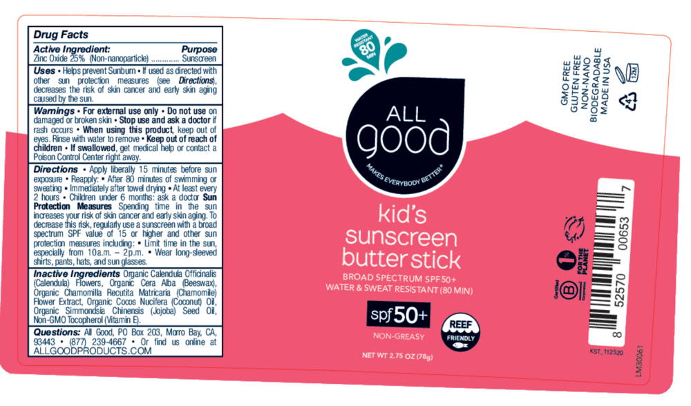 Product image for SPF50+ Kid's Sunscreen Butter Stick.