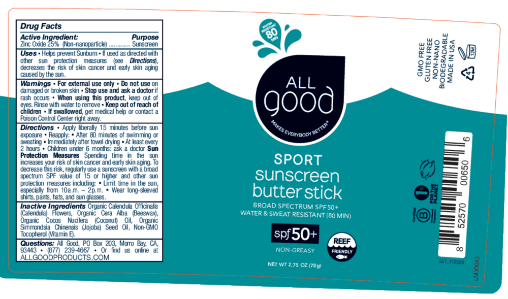 Product image for SPF50+ Sport Sunscreen Butter Stick.
