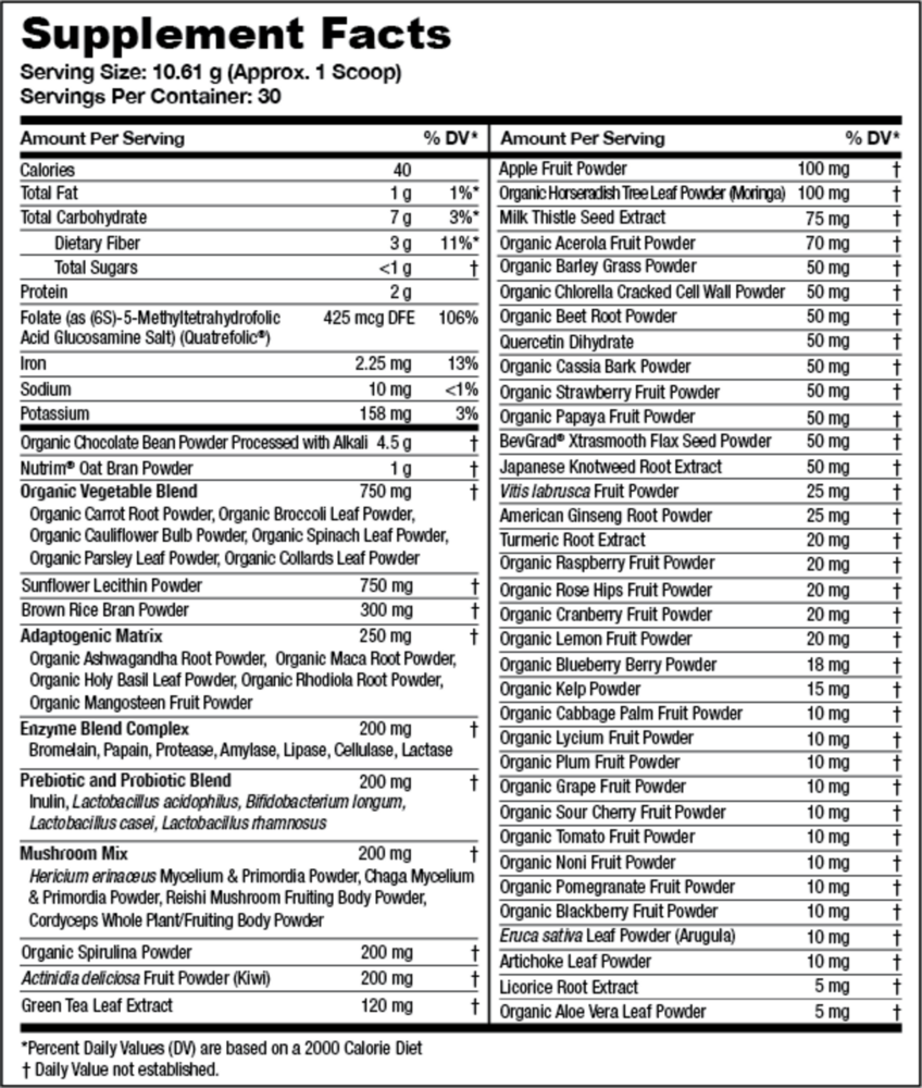 Product image for Greens First PRO (Chocolate).