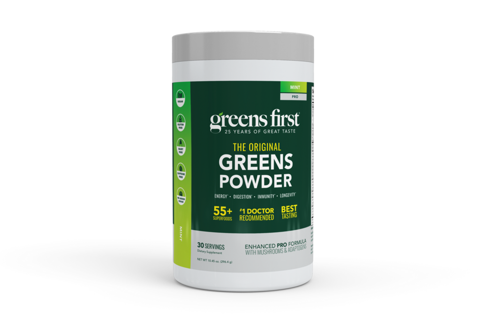 Product image for Greens First PRO Mint 30 serv California Only.