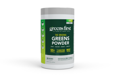 Greens First PRO Mint 30 serv California Only 252 Grams