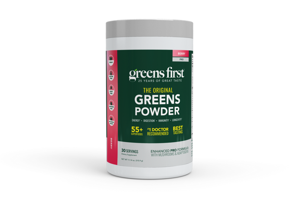Product image for Greens First PRO Berry 10.1oz California Only.
