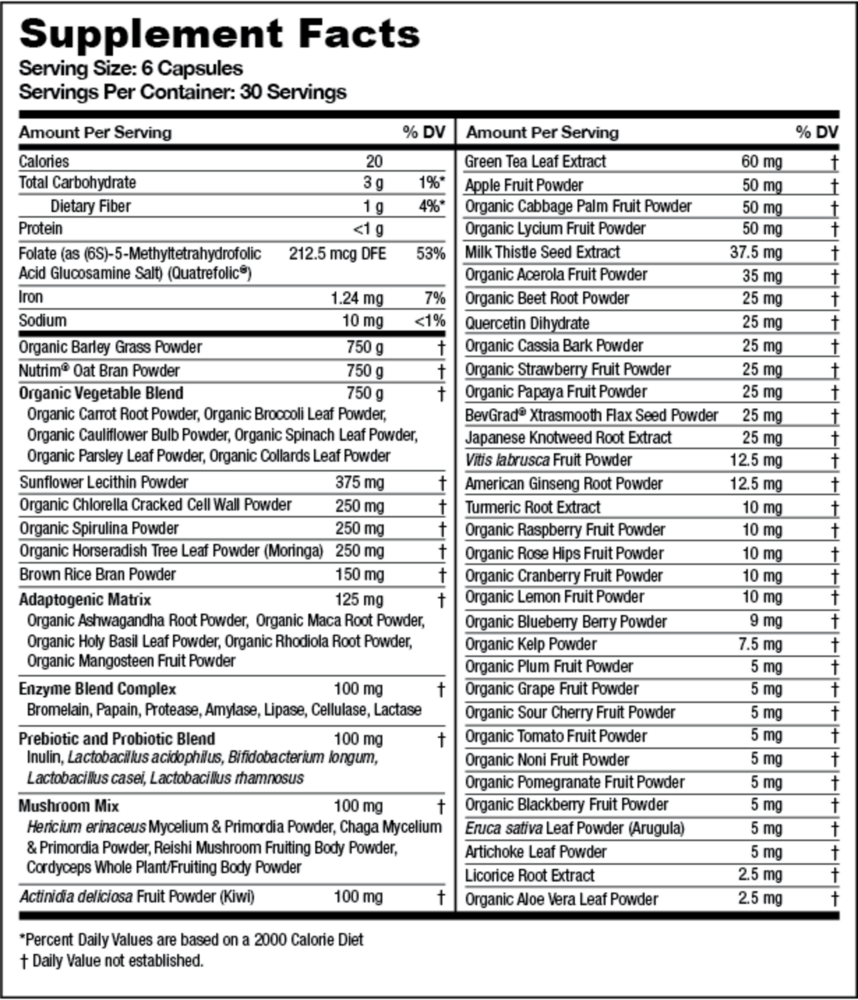 Product image for Greens First PRO (Capsules) 180c California Only.