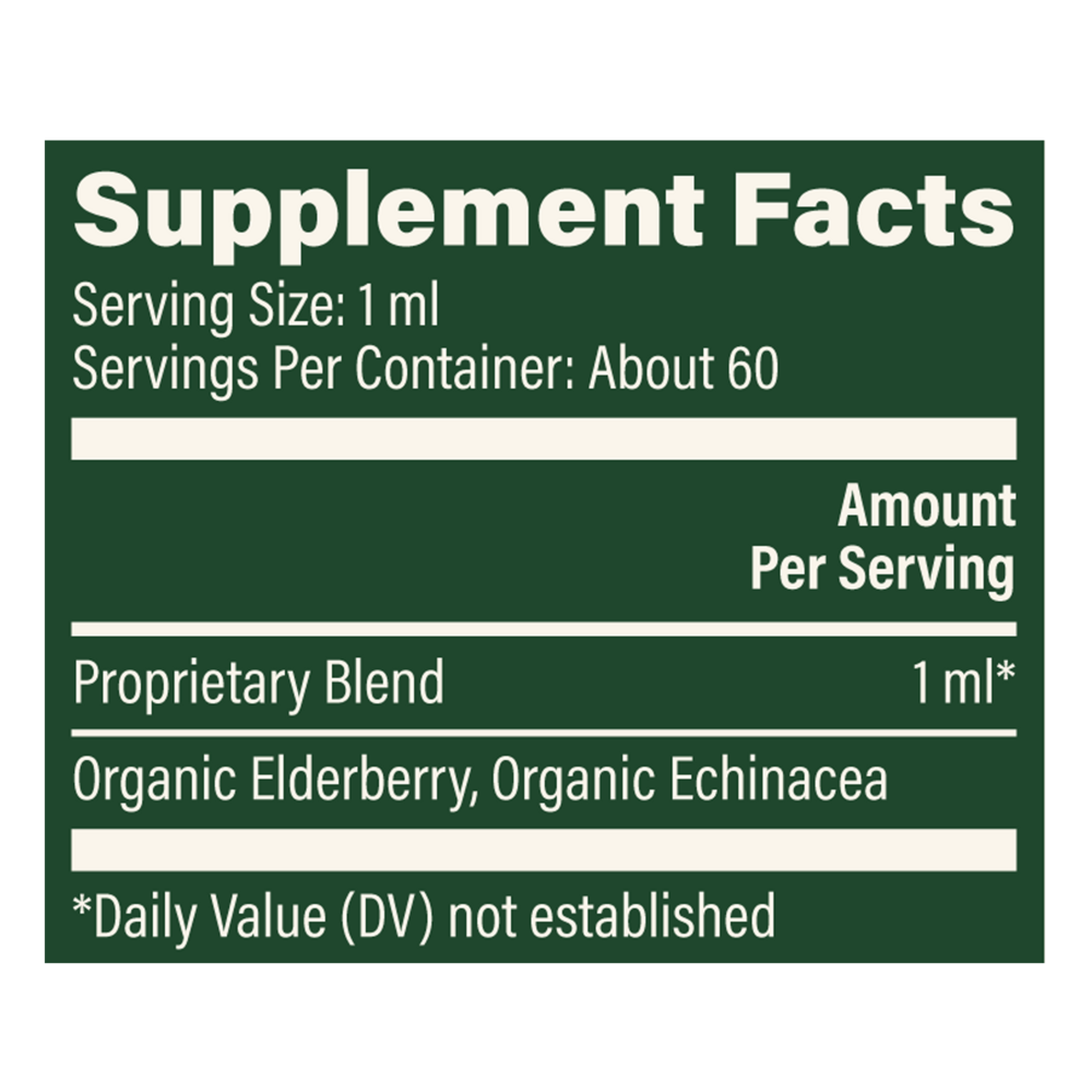 Product image for Organic Elderberry &amp; Echinacea.