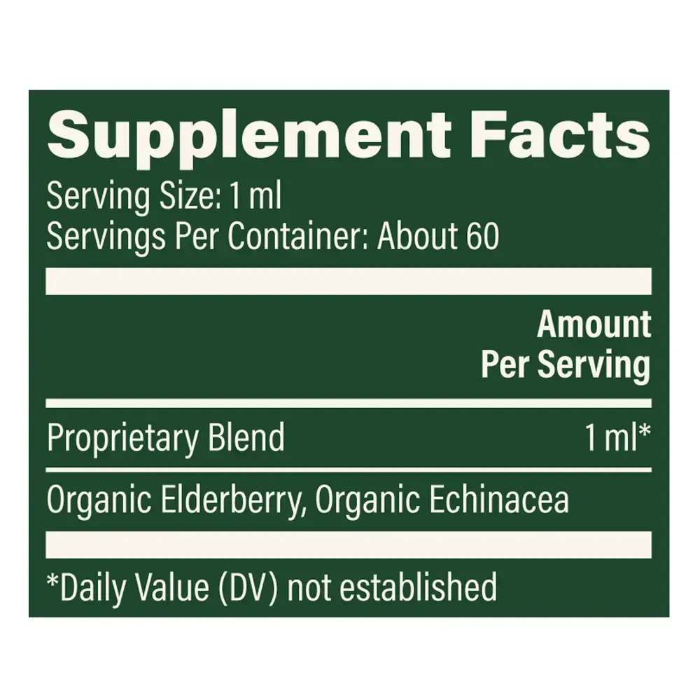 Product image for Organic Elderberry &amp; Echinacea.