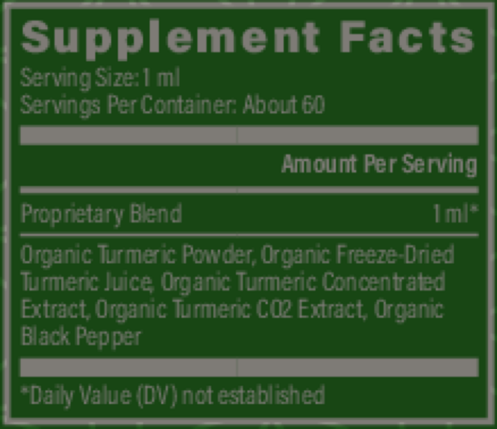 Product image for Organic Liquid Turmeric.