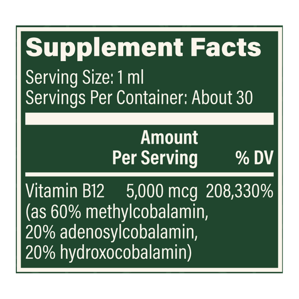 Product image for Vitamin B12 5000 mcg.