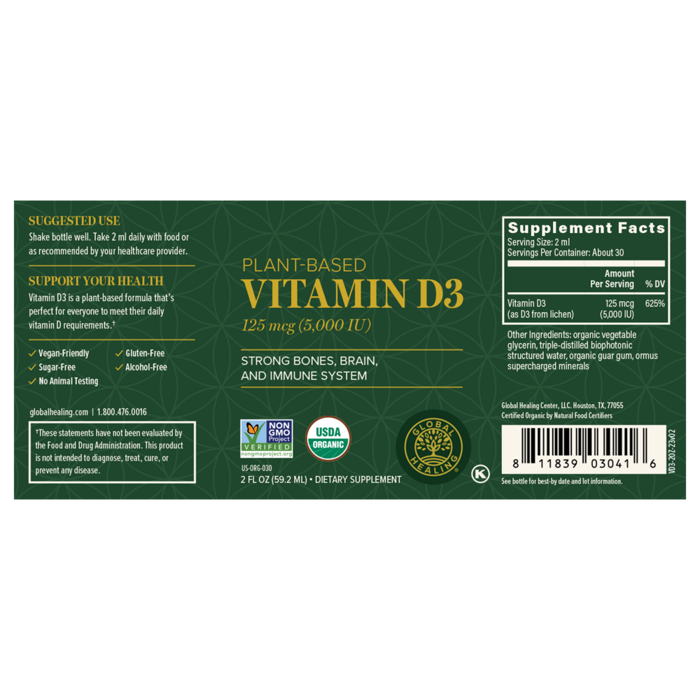 Product image for Vitamin D3, 5,000 IU.