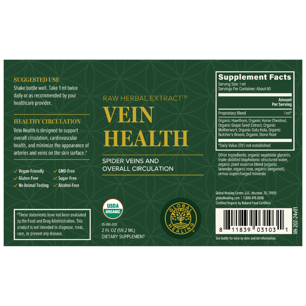 Product image for Vein Health, Plant-Based.