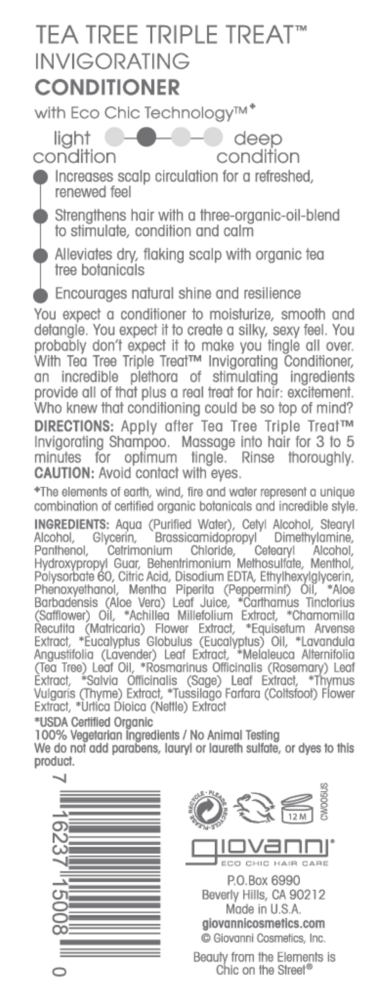 Product image for Tea Tree Triple Treat Conditioner.