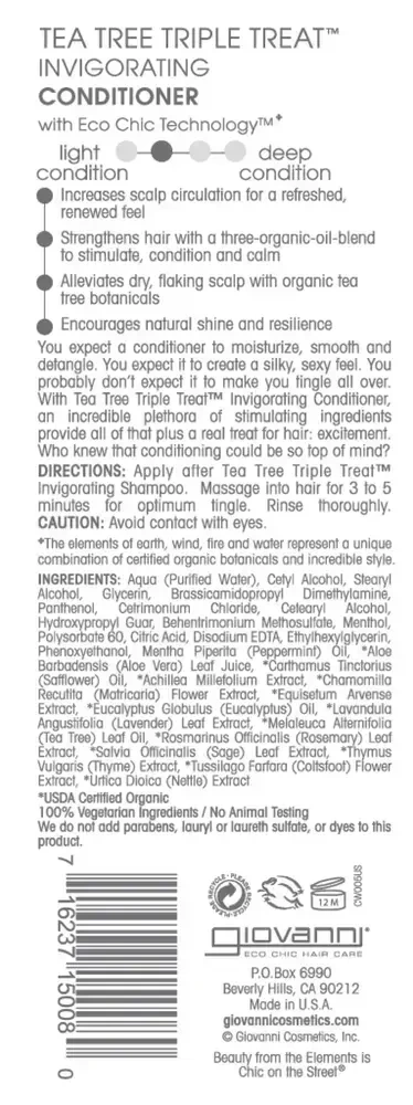 Product image for Tea Tree Triple Treat Conditioner.