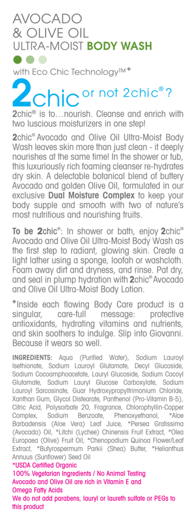 Product image for 2chic® Ultra-Moist Body Wash.
