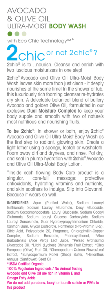 Product image for 2chic® Ultra-Moist Body Wash.