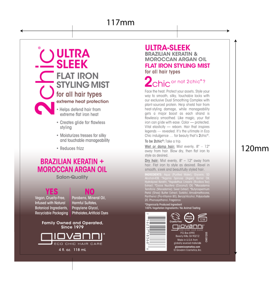 Product image for 2chic® Ultra-Sleek Flat Iron Mist.