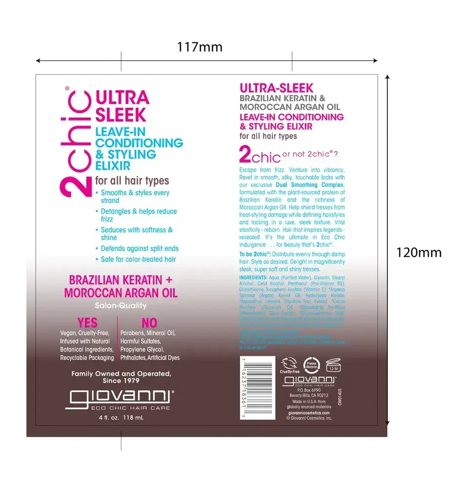 Product image for 2chic® Ultra-Sleek Leave-In Elixir.