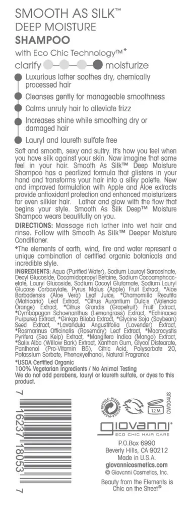 Product image for Smooth as Silk Shampoo.