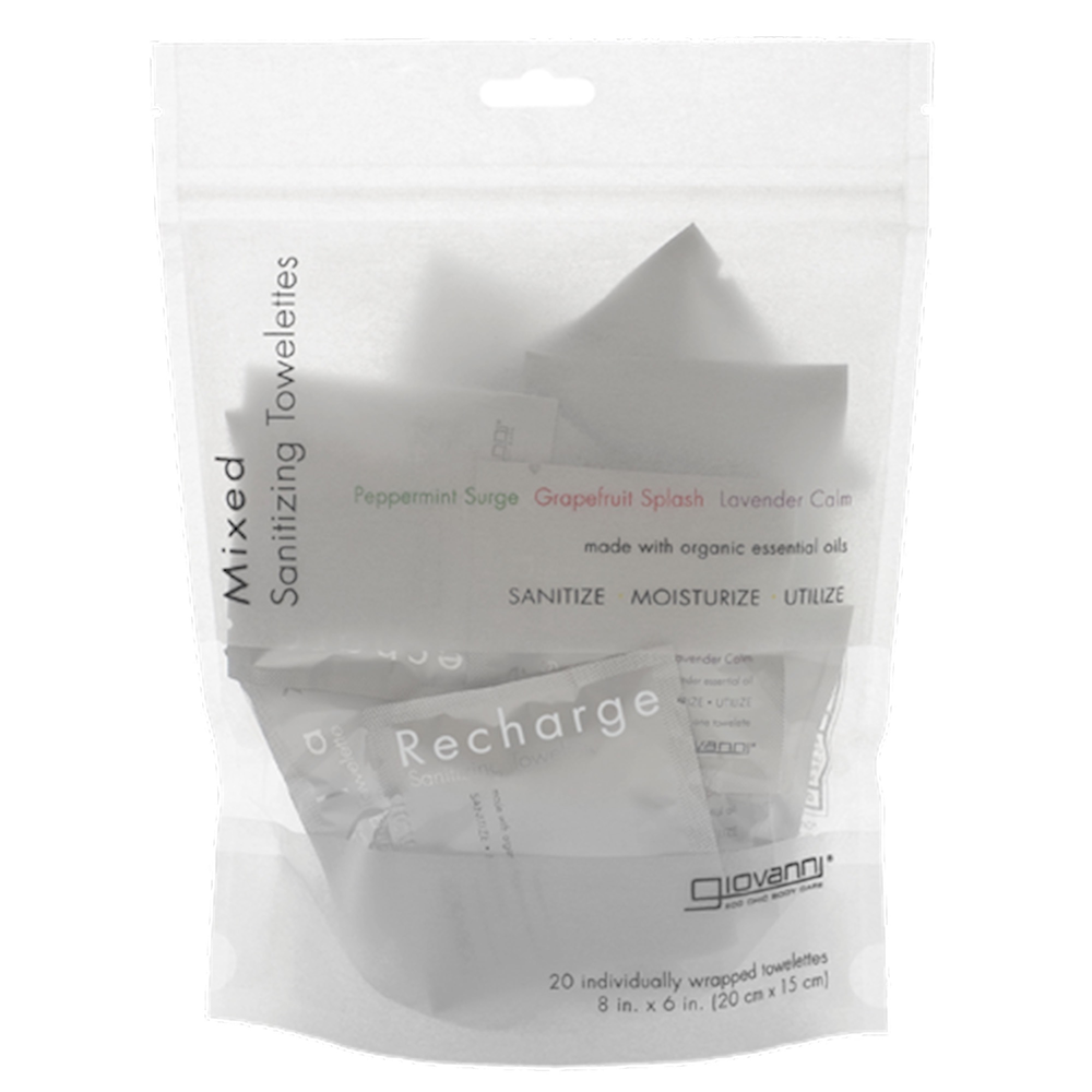 Hand Sanitizer Wipes & Individually Wrapped Packets - EO Products