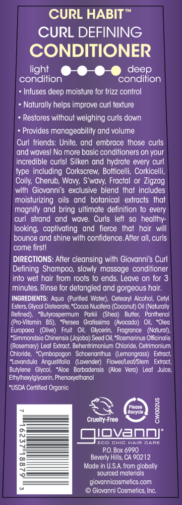 Product image for Curl Habit Curl Defining Conditioner.