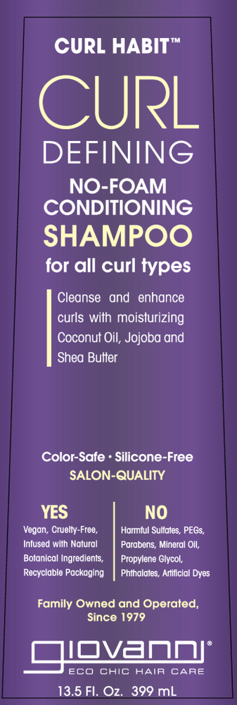 Product image for Curl Defining No-Foam Cond Shampoo.