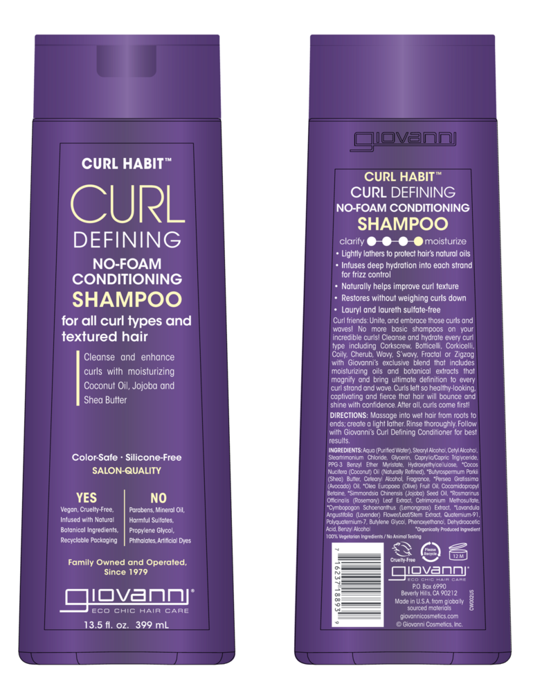 Product image for Curl Defining No-Foam Cond Shampoo.
