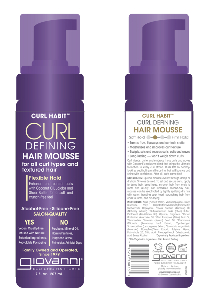 Product image for Curl Habit Curl Defining Hair Mousse.