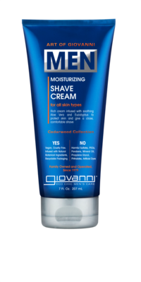 GIOVANNI MEN Moist Shave Cream 7 Ounces