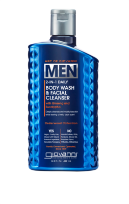 GIOVANNI MEN 2-in-1 Body Wash 16.9 Ounces