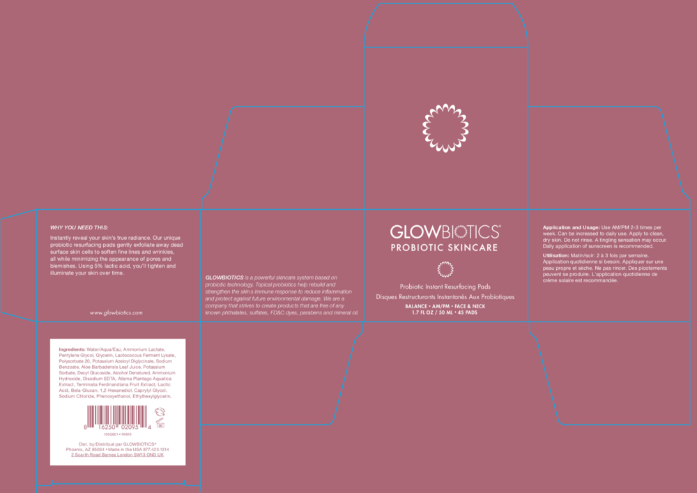 Product image for Probiotic Instant Resurfacing Pads.