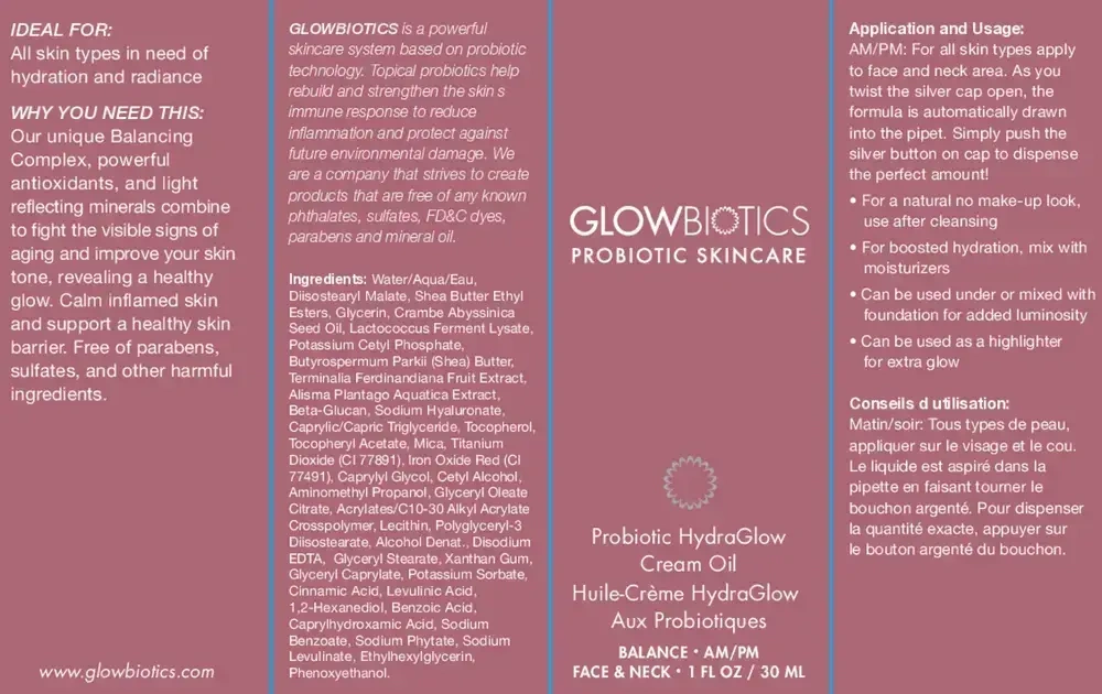 Product image for Probiotic HydraGlow Illuminating Serum, PINK.