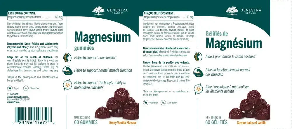 Product image for Magnesium Gummies.