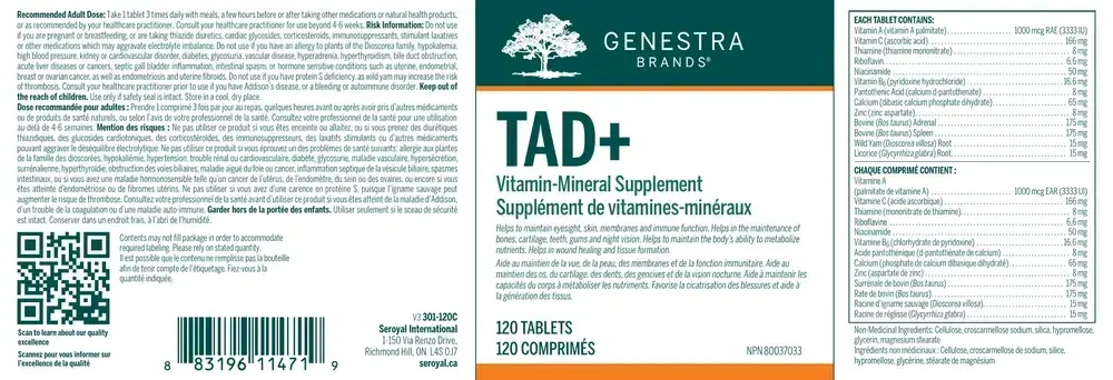 Product image for TAD+.