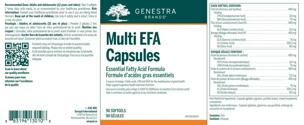 Product image for Multi EFA Capsules.