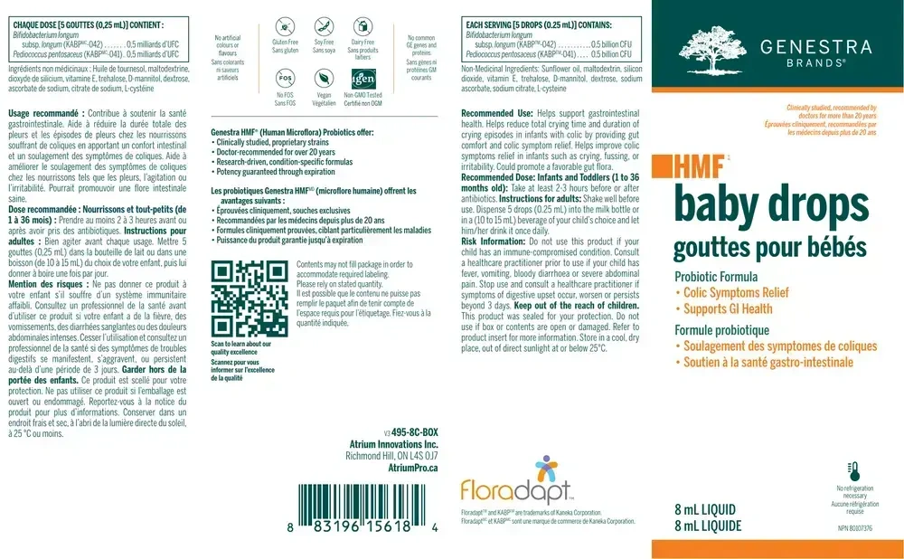 Product image for HMF Baby Drops.