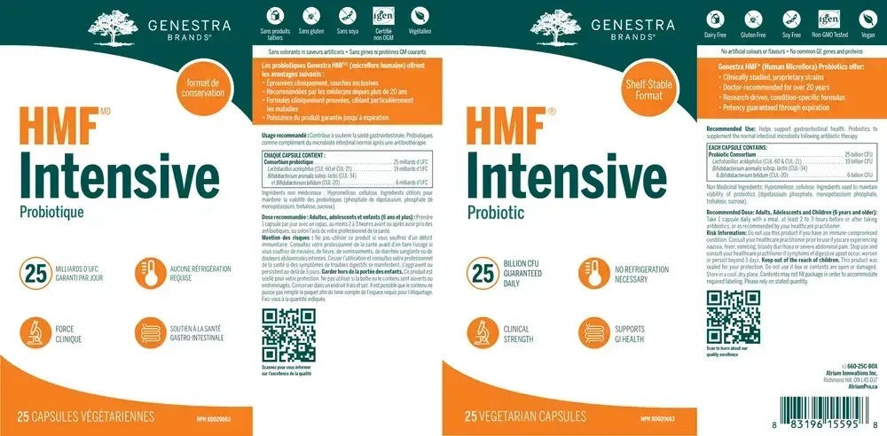 Product image for HMF Intensive (shelf-stable).