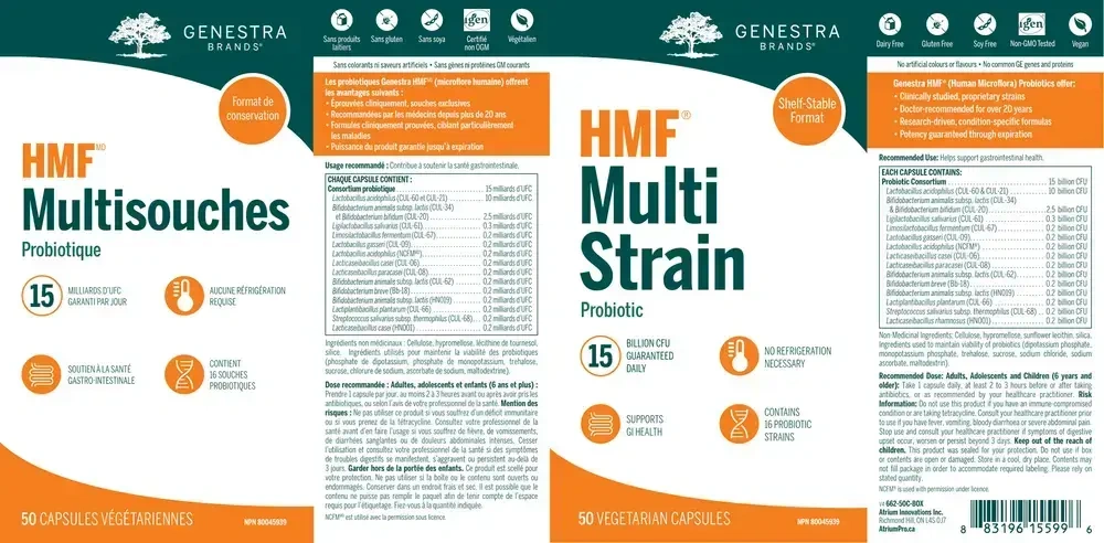 Product image for HMF Multi Strain (shelf-stable).