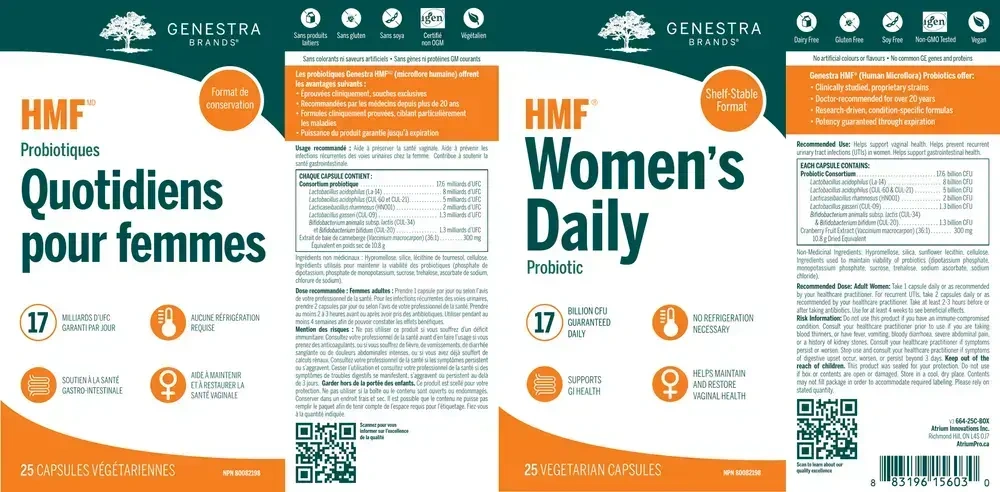 Product image for HMF Women's Daily (shelf-stable).