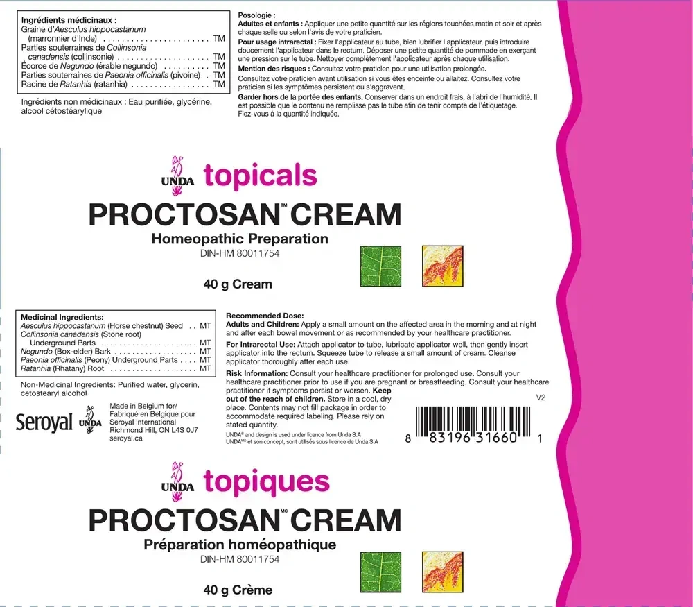 Product image for Proctosan Cream (Paeonia).