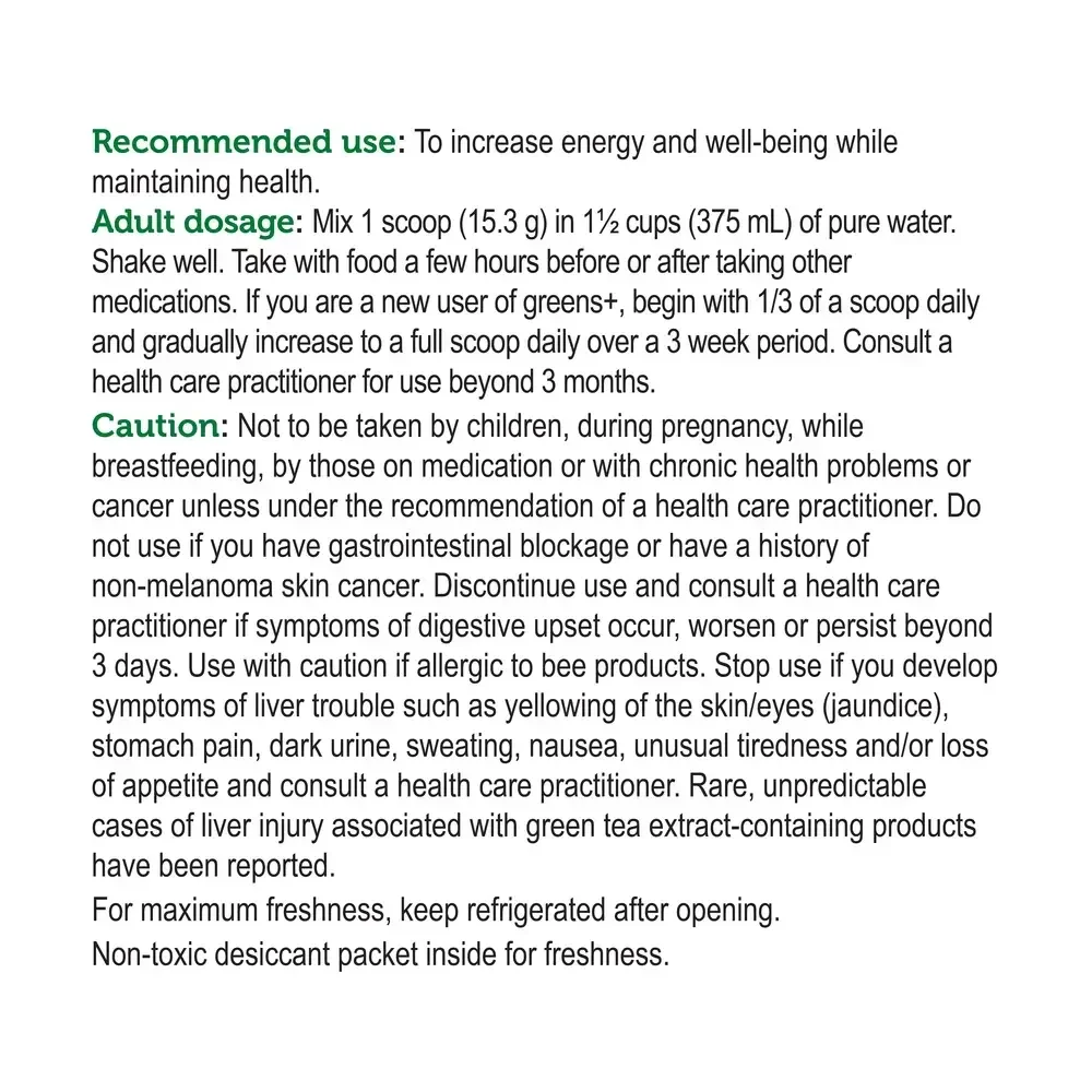 Product image for greens+ multi+ mixed fruit.