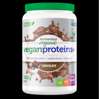 fermented organic vegan proteins+ chocolate product image