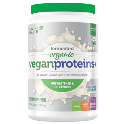 Fermented Organic Vegan Proteins+, Unflavored