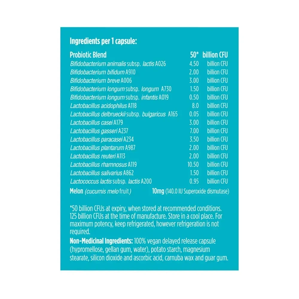Product image for Advanced Gut Health Probiotic Mood 50 Billion CFU.