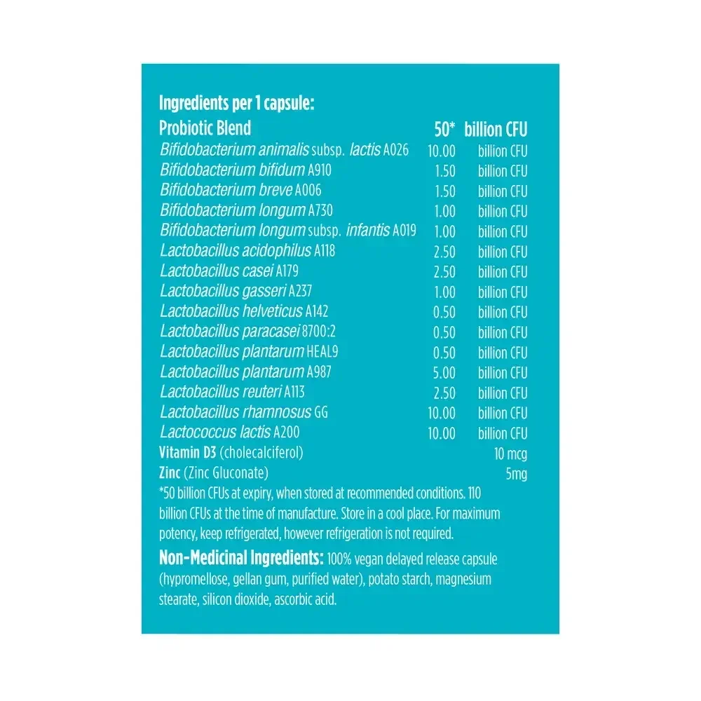 Product image for Advanced Gut Health Immune + Vitamin D and Zinc.