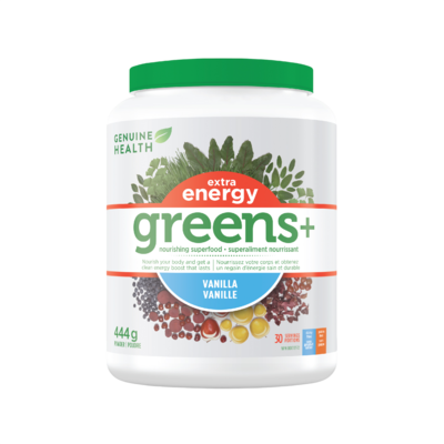 greens+ extra energy - vanilla
