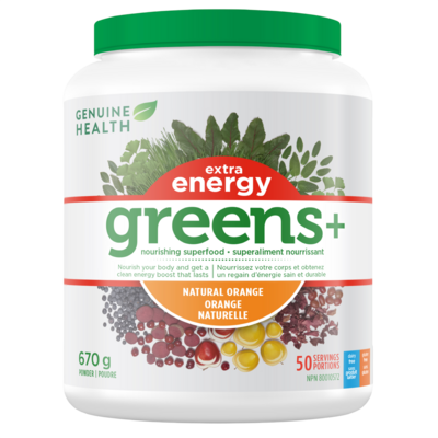Greens+ Extra Energy, Natural Orange