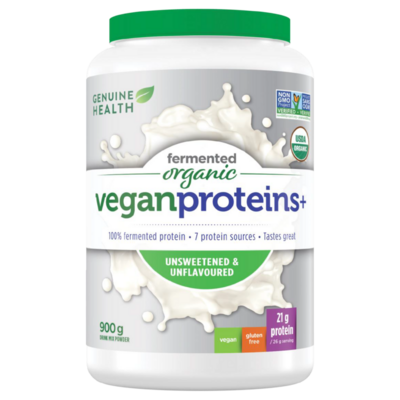 fermented organic vegan proteins+ unflavored/unsweetened product image